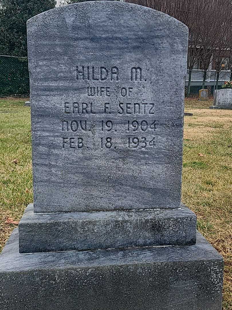 Hilda M. Sentz's grave. Photo 3