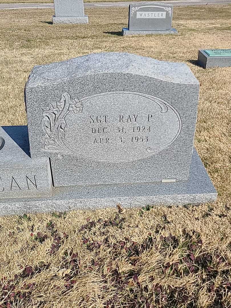Sergeant Ray P. Mullican's grave. Photo 1
