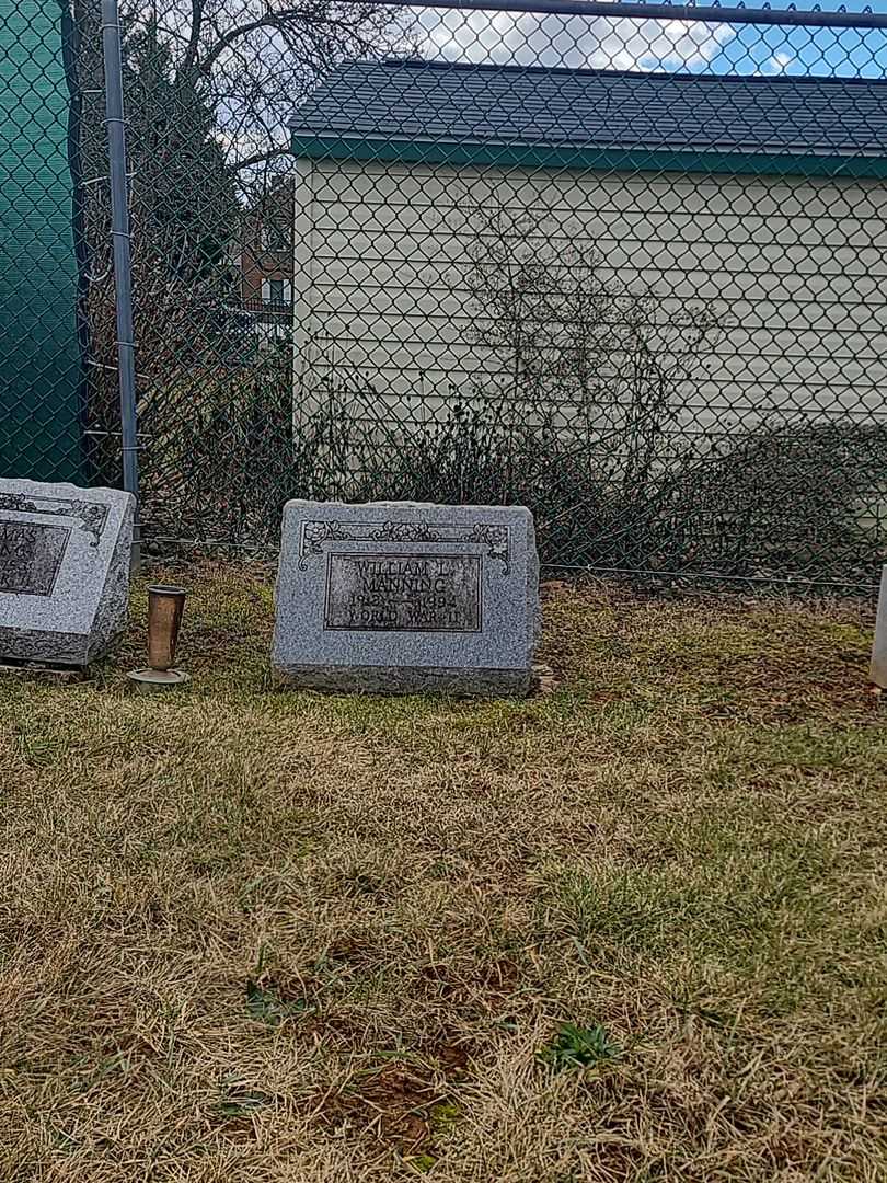 William L. Manning's grave. Photo 2