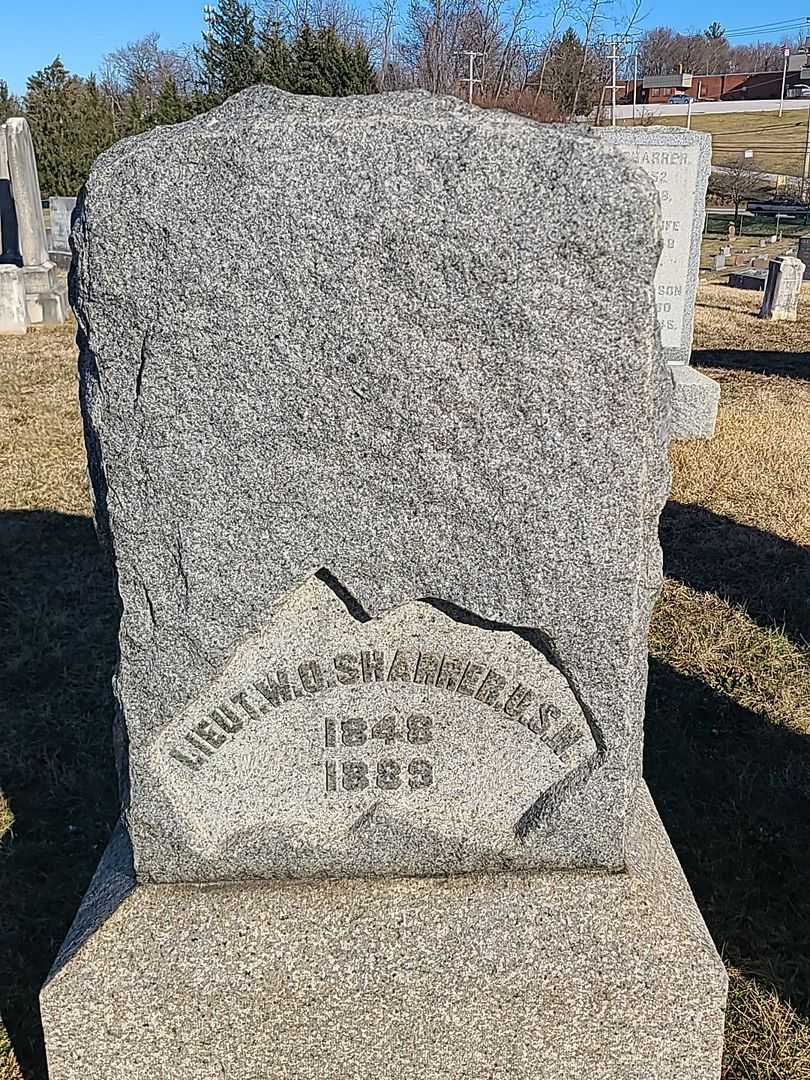 Washington O. Sharrer's grave. Photo 3
