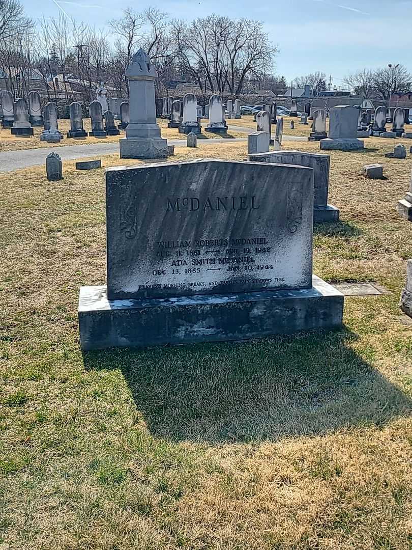 William Roberts McDaniel's grave. Photo 2