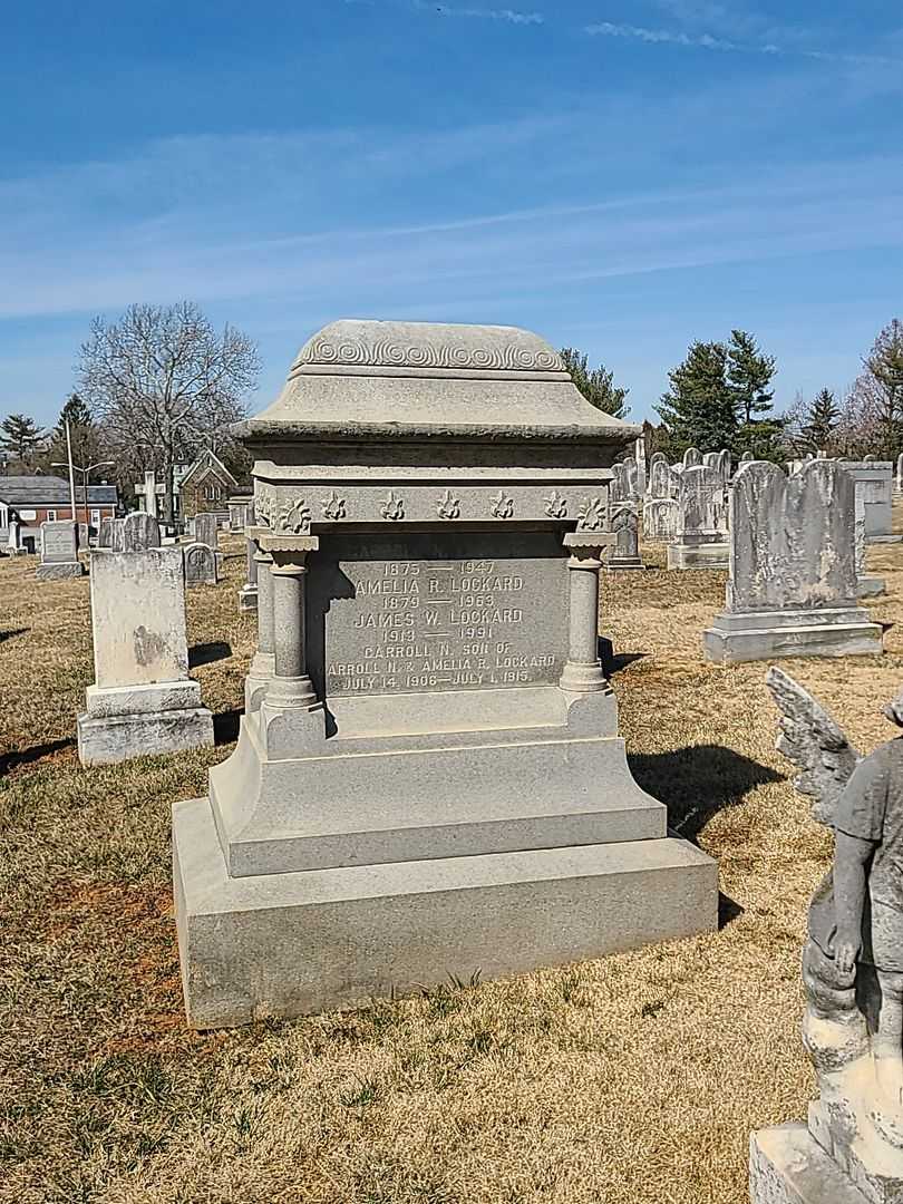 Carroll N. Lockard's grave. Photo 1