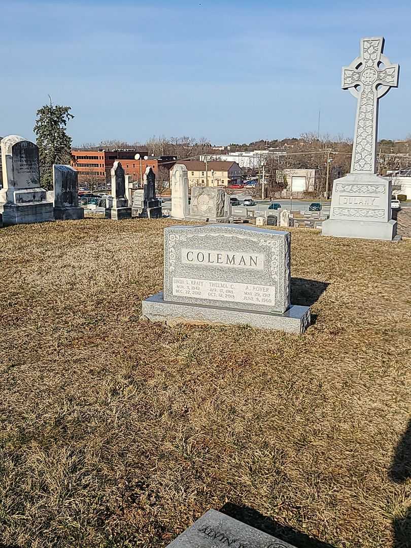 Alvin Royer Coleman's grave. Photo 2
