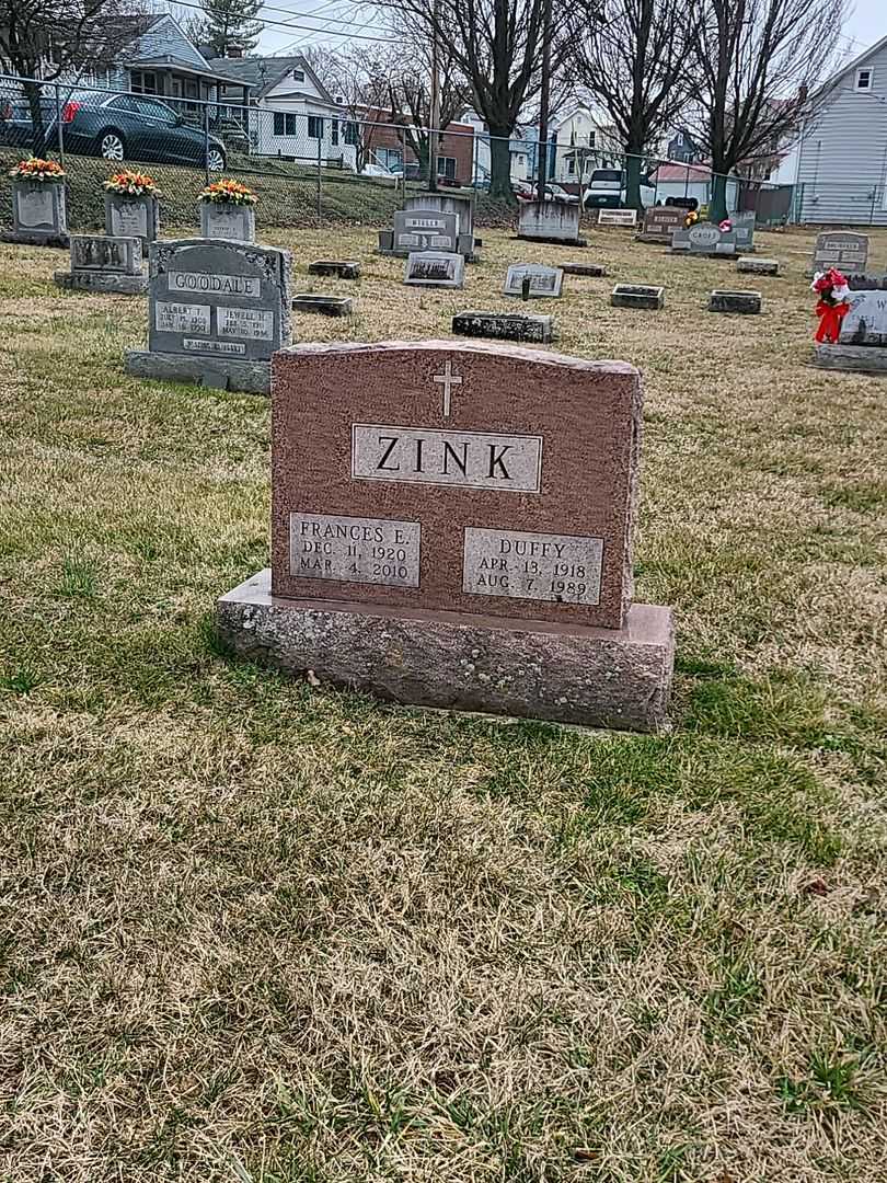 Ellsworth "Duffy" Zink's grave. Photo 2