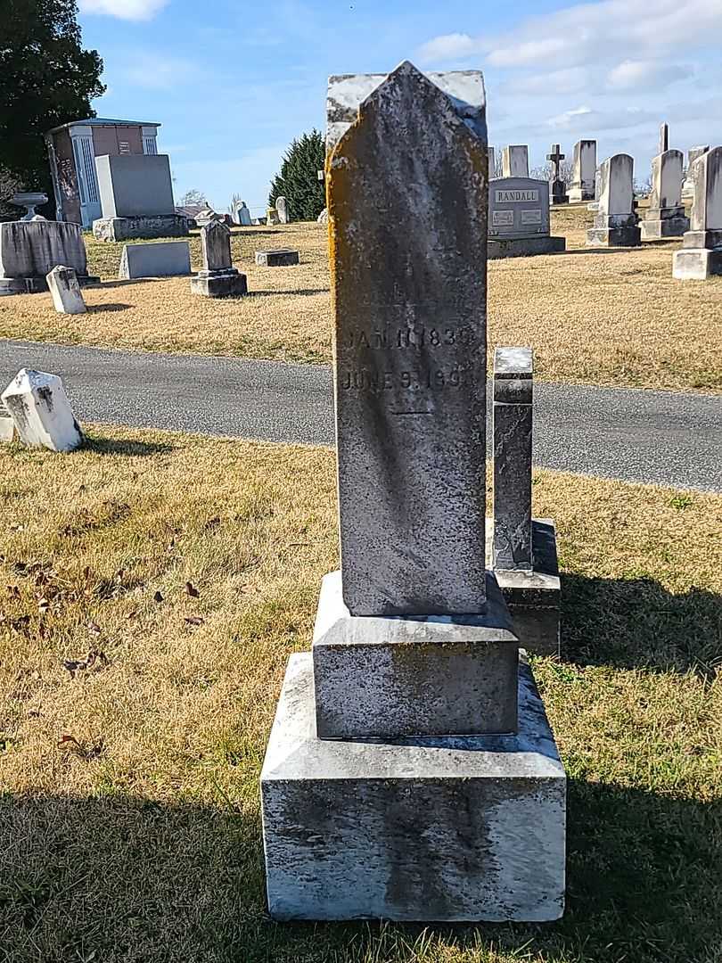 Mary C. Bloom's grave. Photo 3
