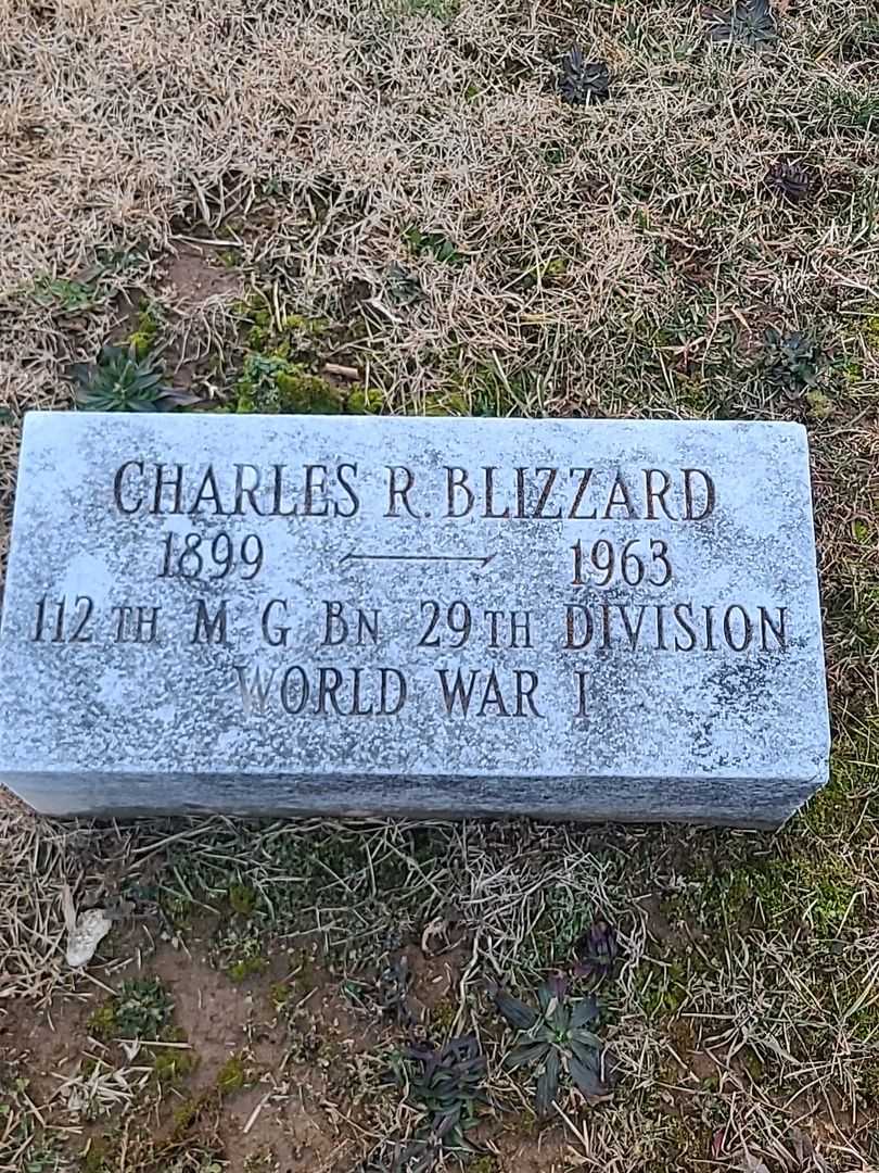 Charles R. Blizzard's grave. Photo 3