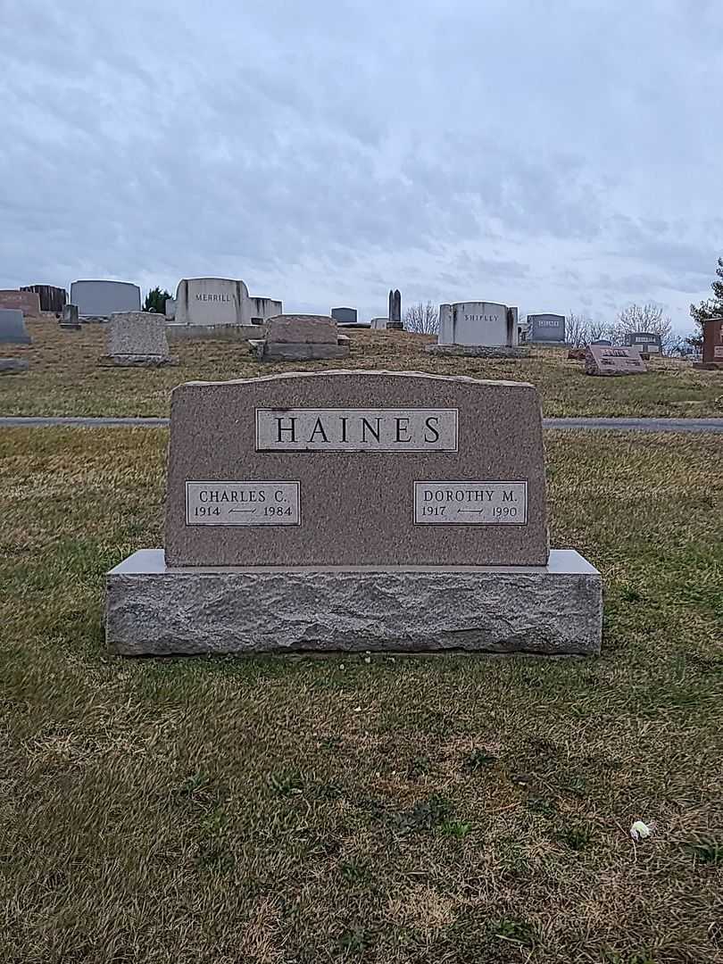 Charles C. Haines's grave. Photo 2