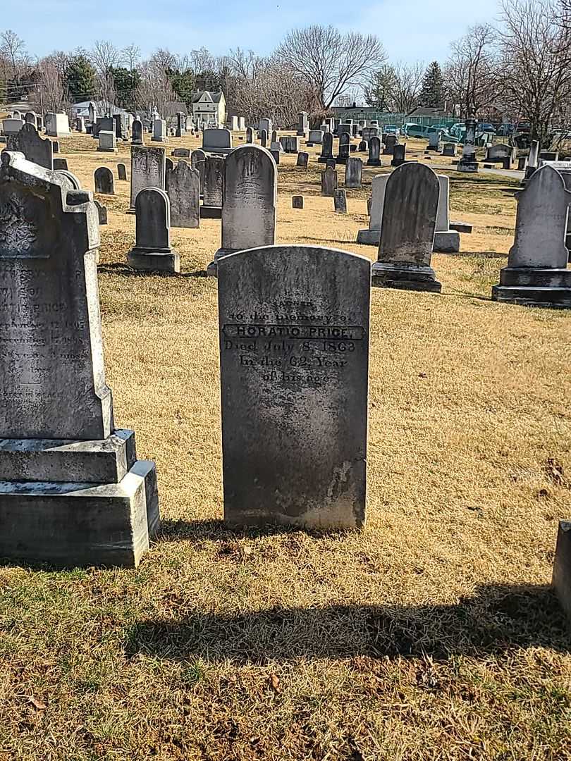 Horatio Price's grave. Photo 2