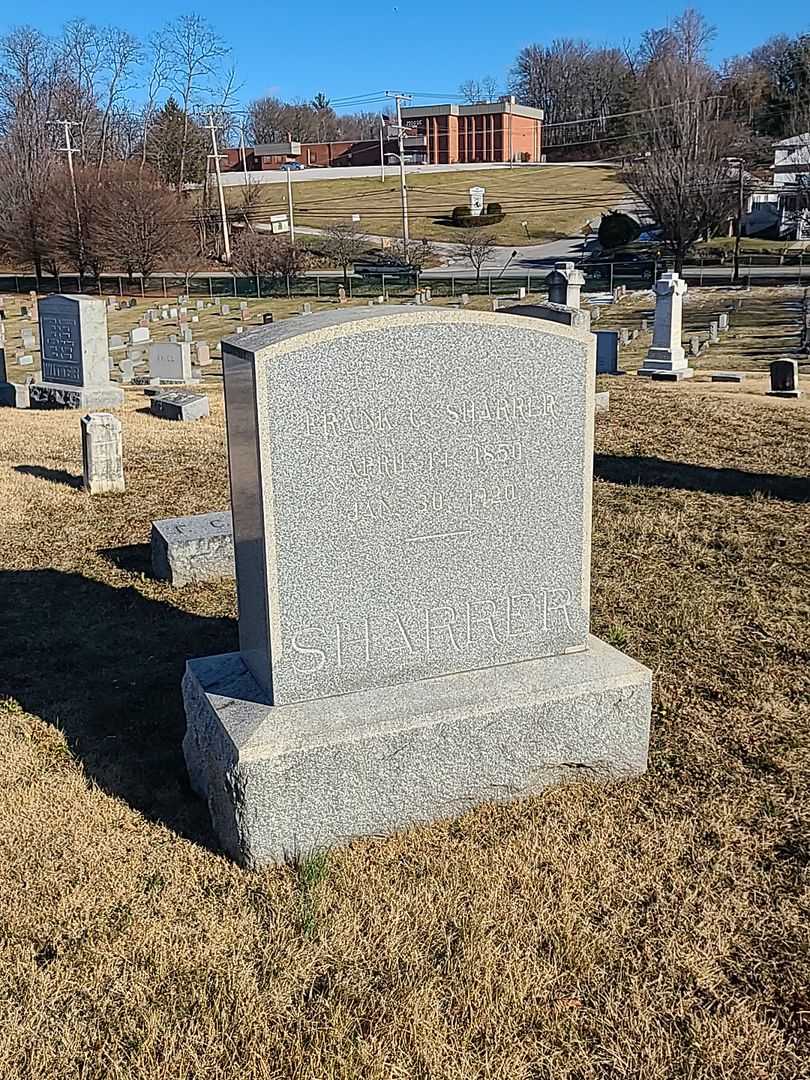 Frank C. Sharrer's grave. Photo 2