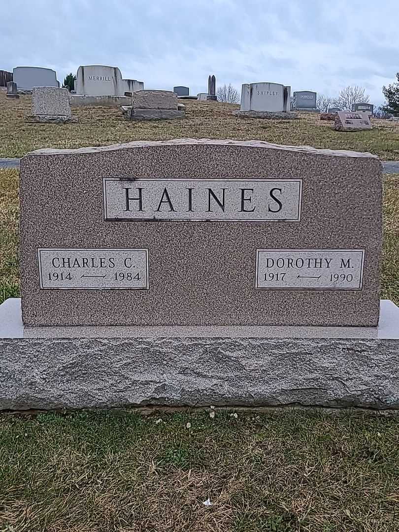 Charles C. Haines's grave. Photo 1