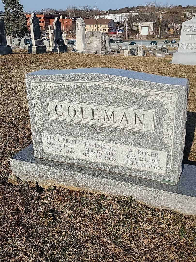 Alvin Royer Coleman's grave. Photo 3