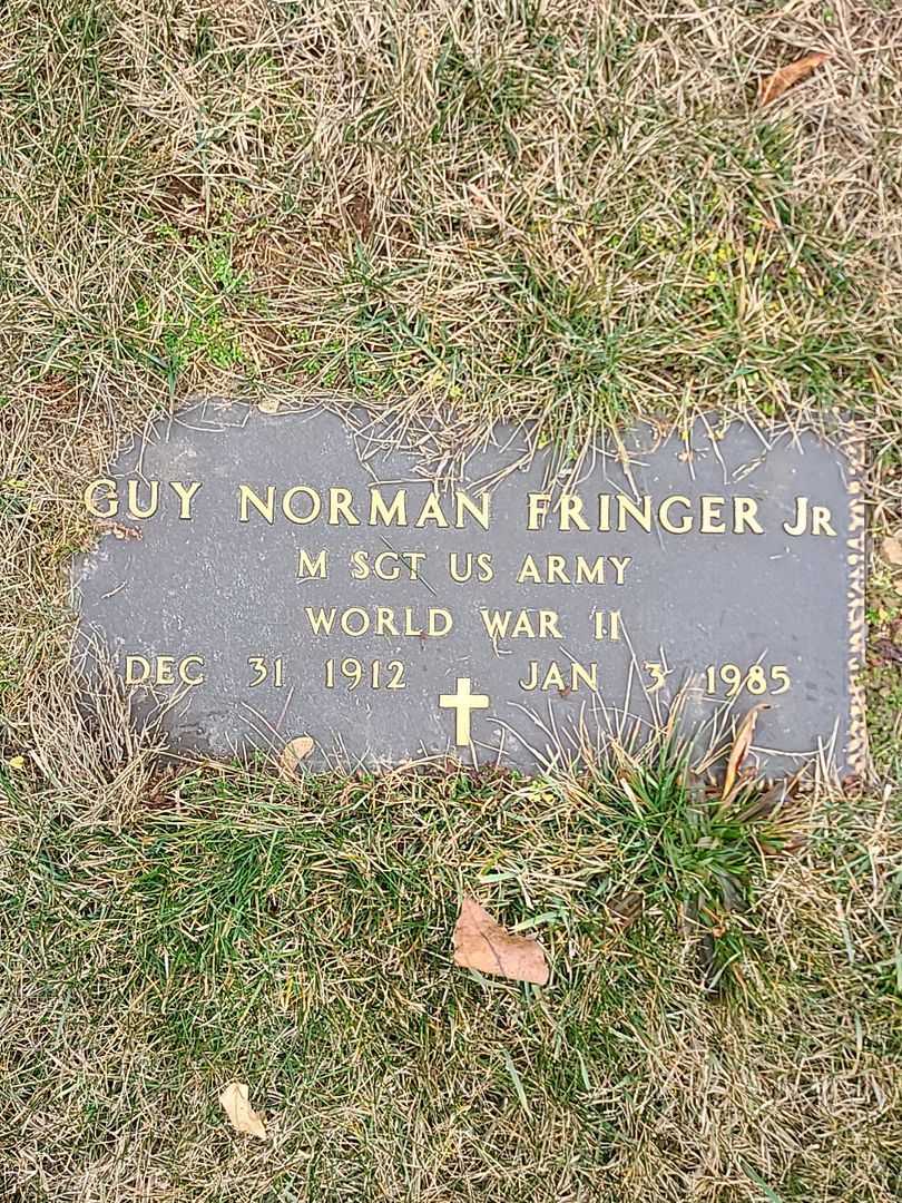 Guy Norman Fringer Junior's grave. Photo 3