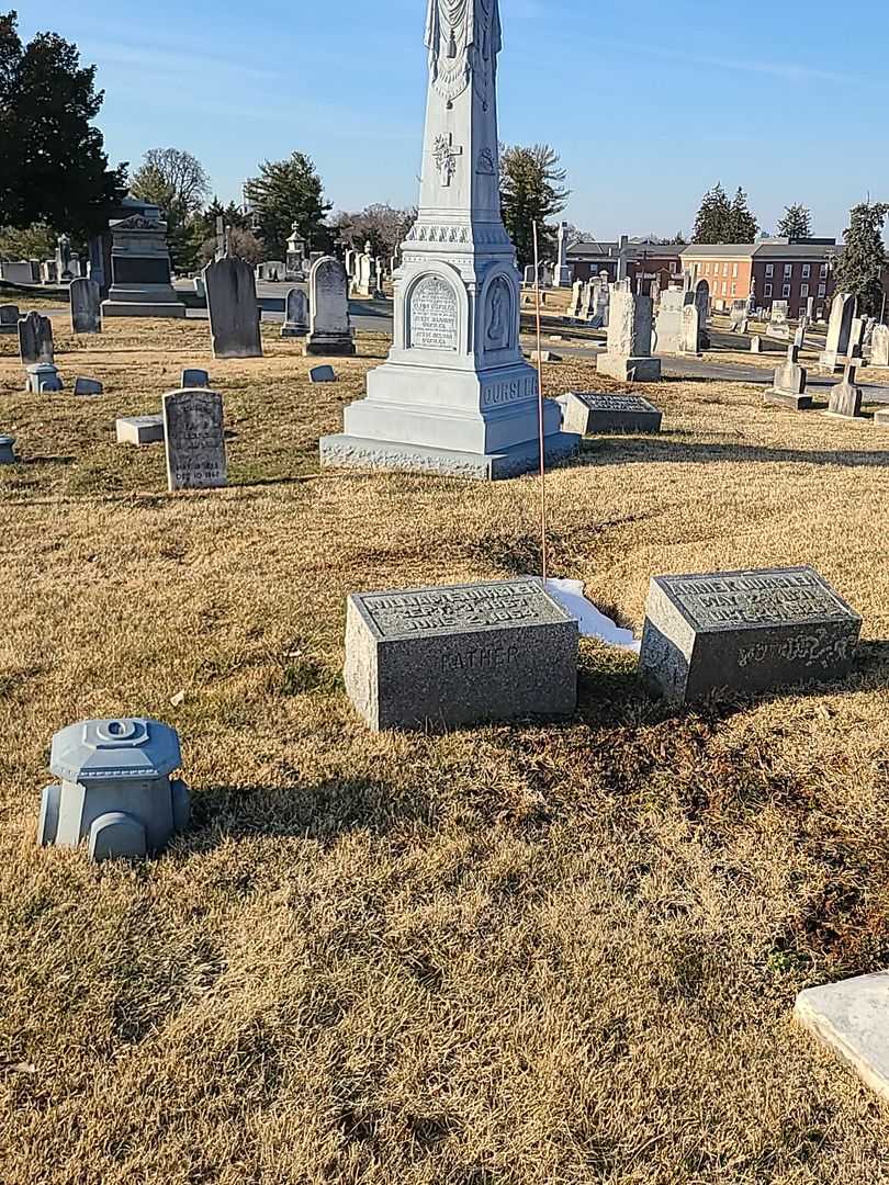 William E. Oursler's grave. Photo 2