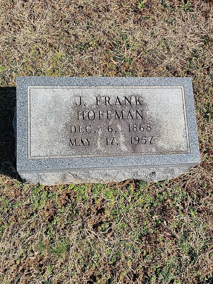 J. Frank Hoffman's grave. Photo 3