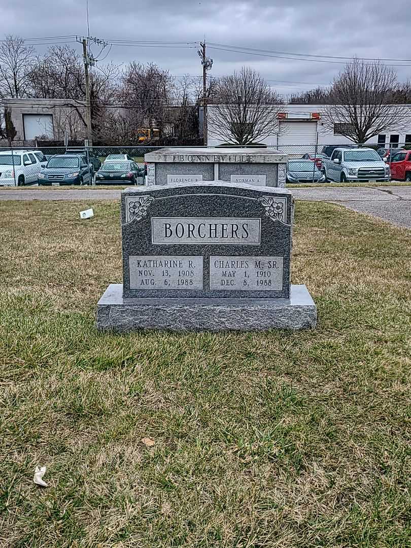 Charles M. Borchers Senior's grave. Photo 2