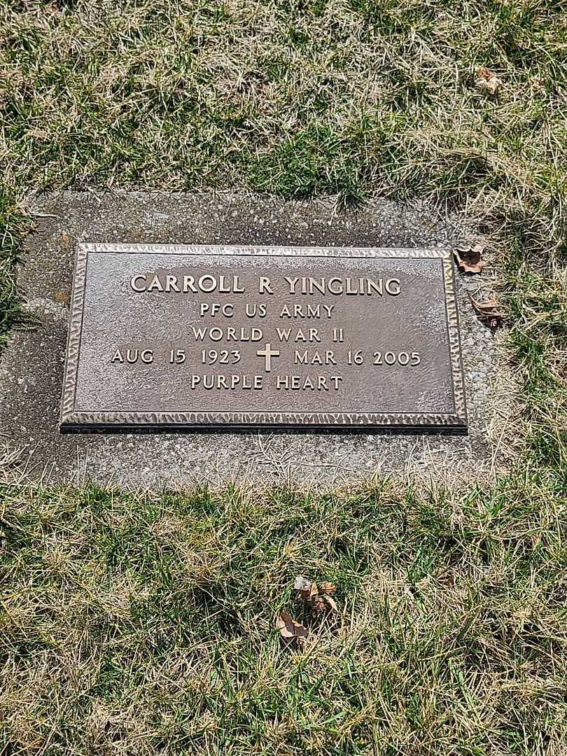 Carroll R. Yingling's grave. Photo 3