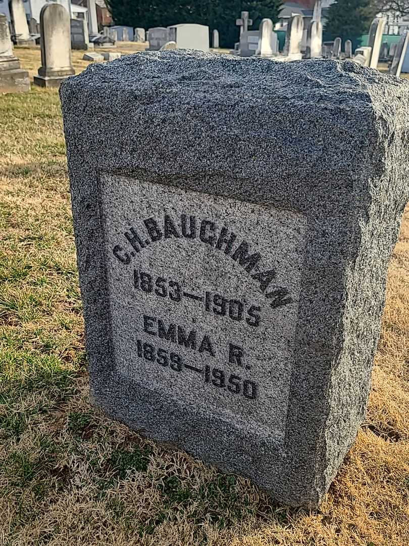 C. H. Baughman's grave. Photo 1