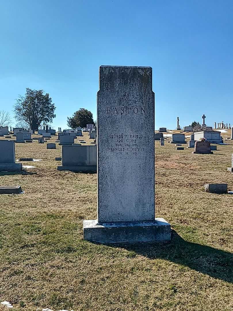 George P. Easton's grave. Photo 2