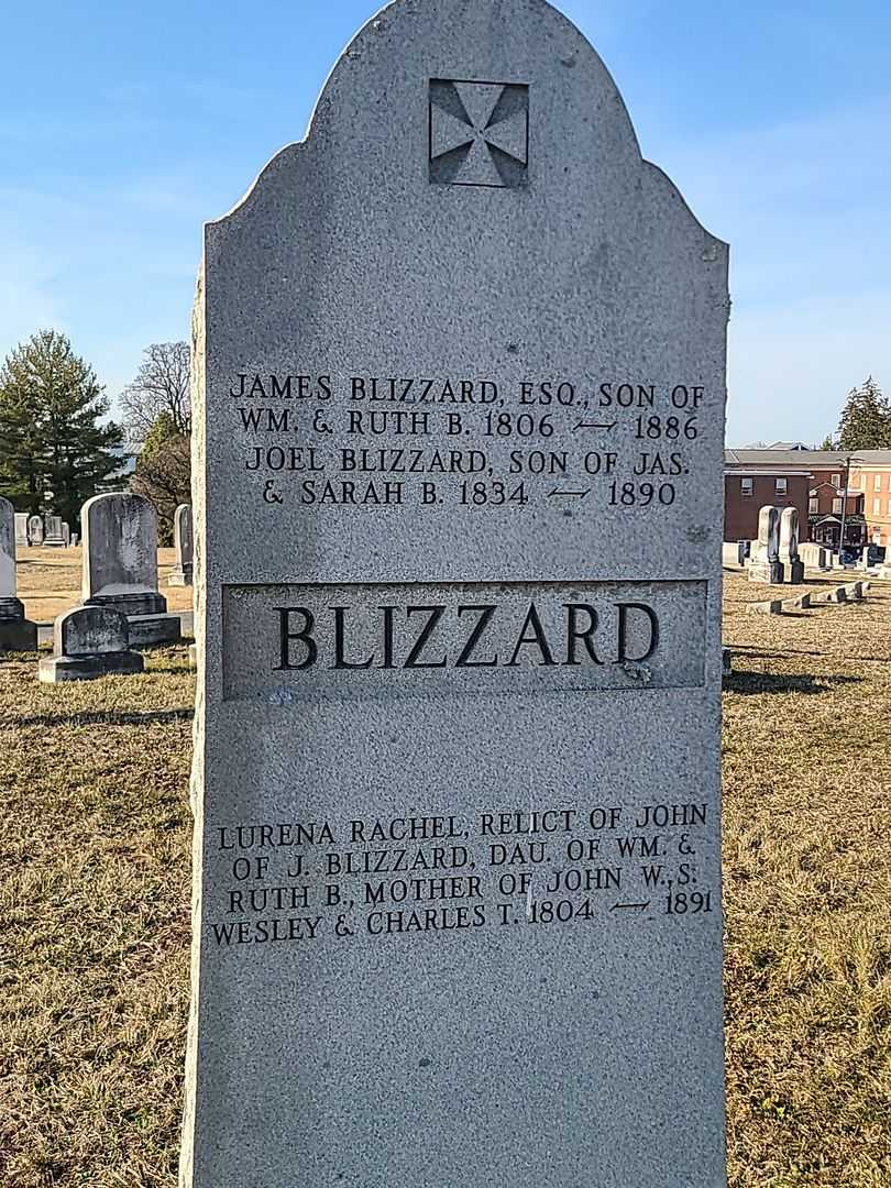 Joel Blizzard's grave. Photo 3