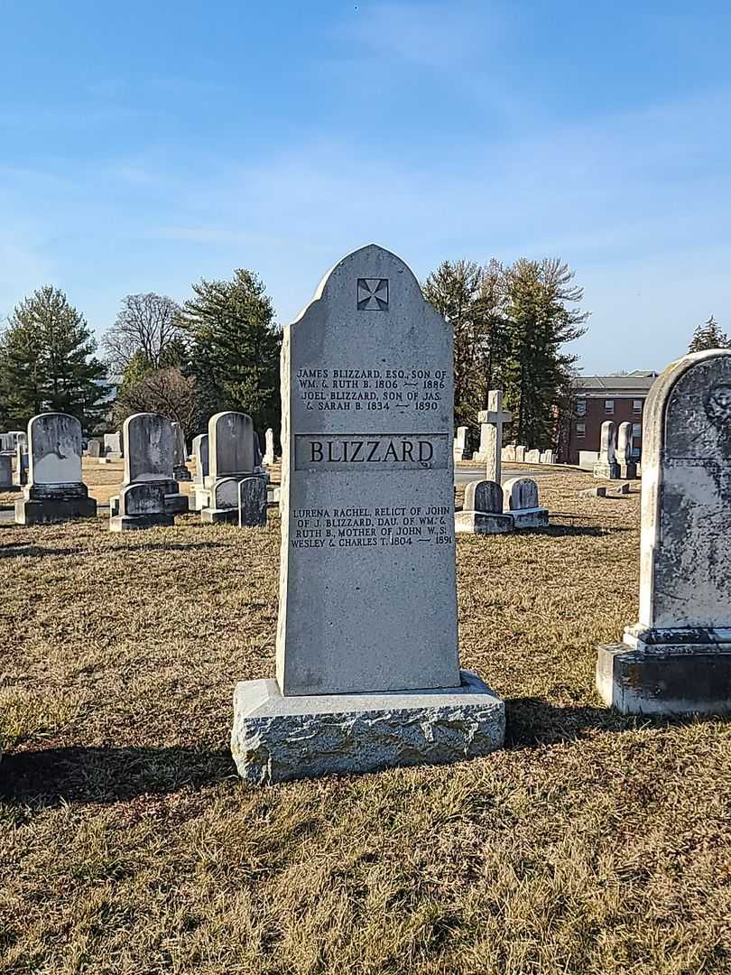 Joel Blizzard's grave. Photo 2