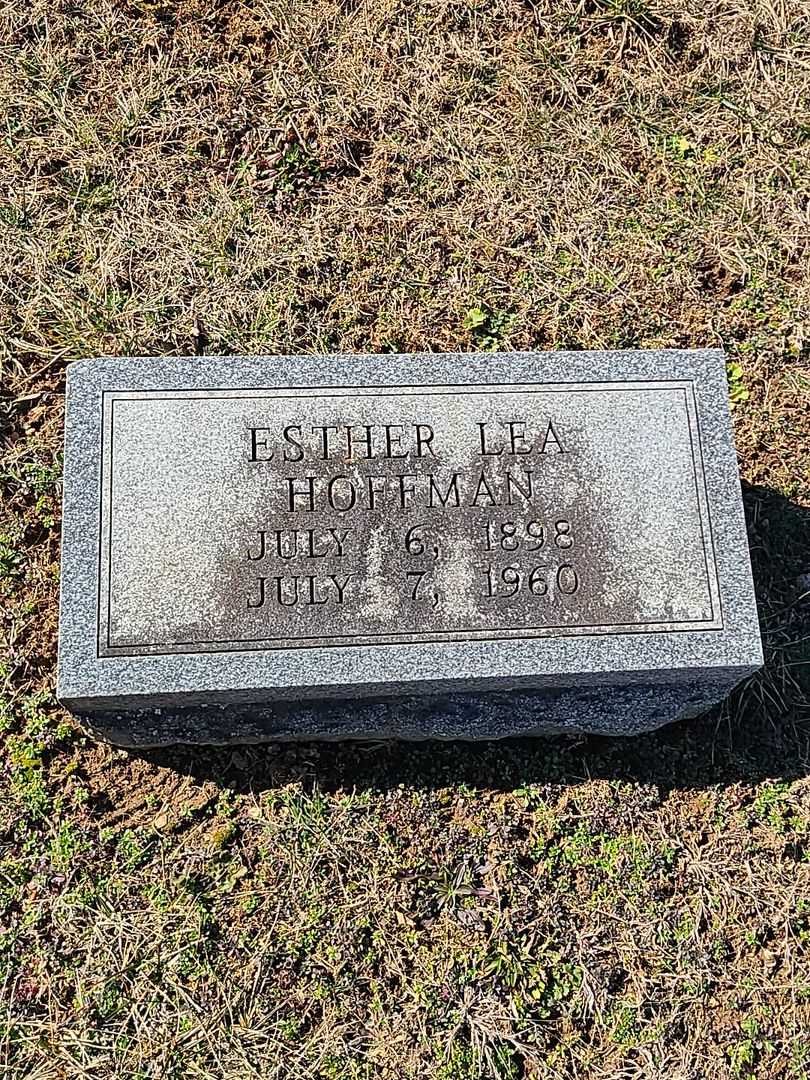 Esther Lea Hoffman's grave. Photo 3