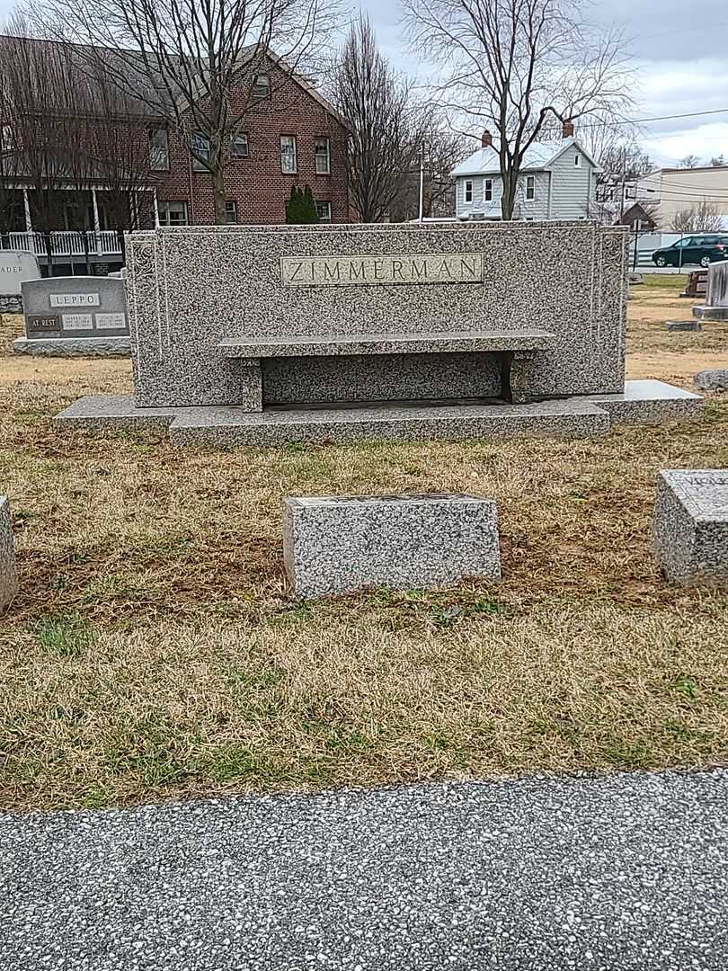 David H. Zimmerman's grave. Photo 2