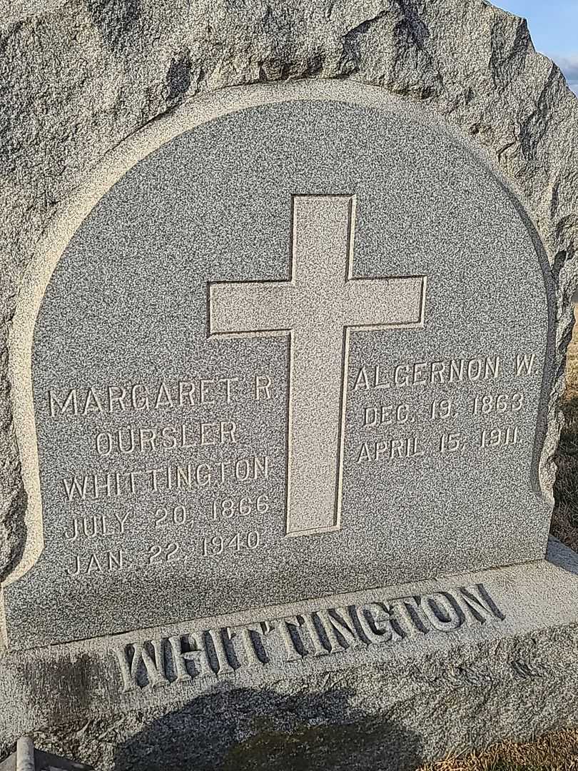 Algernon W. Whittington's grave. Photo 3