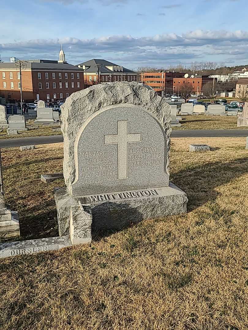 Algernon W. Whittington's grave. Photo 2