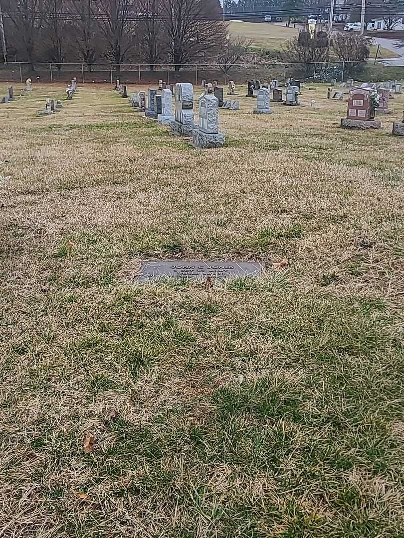 John C. Jones's grave. Photo 2