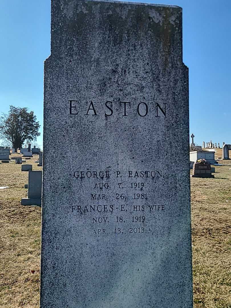 George P. Easton's grave. Photo 3