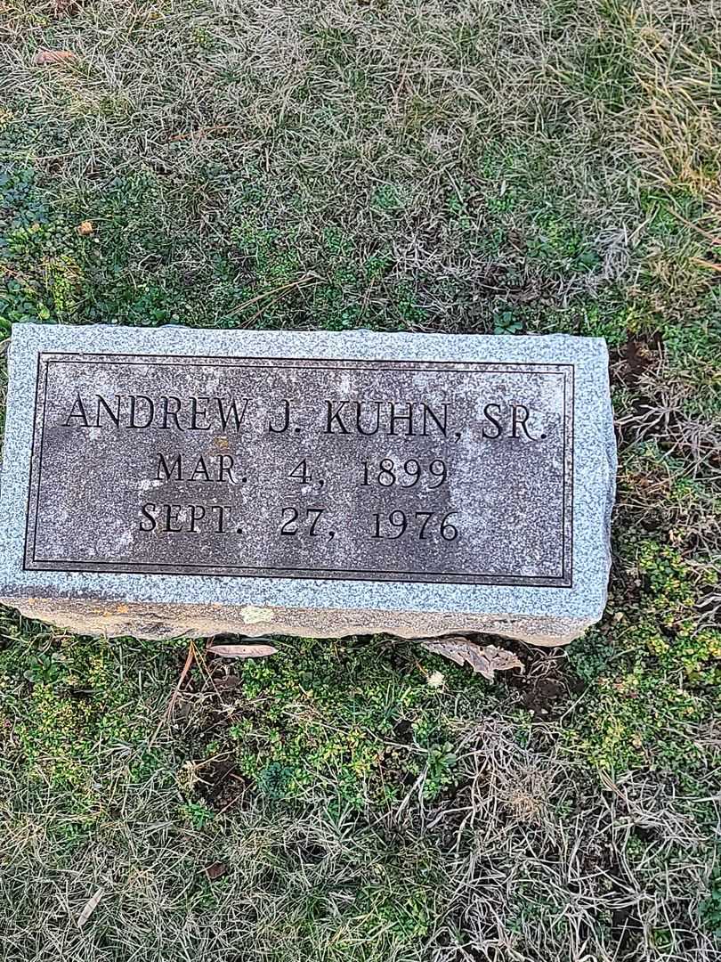 Andrew J. Kuhn Senior's grave. Photo 3