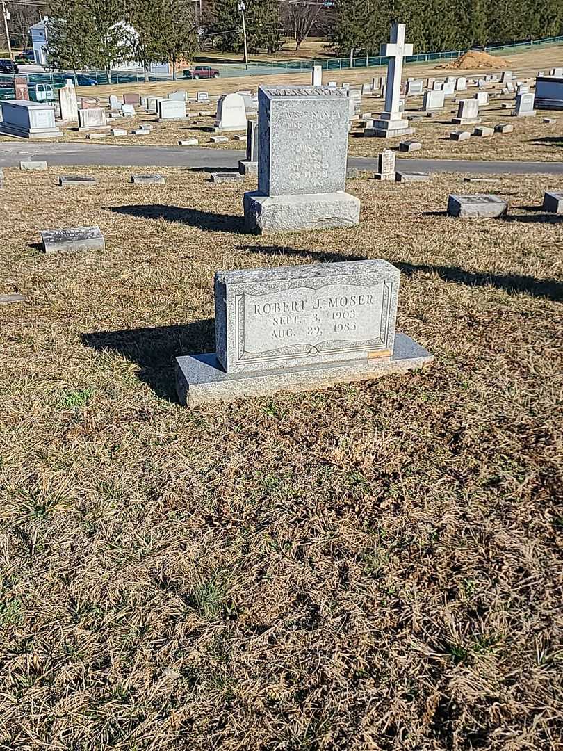 Robert J. Moser's grave. Photo 2
