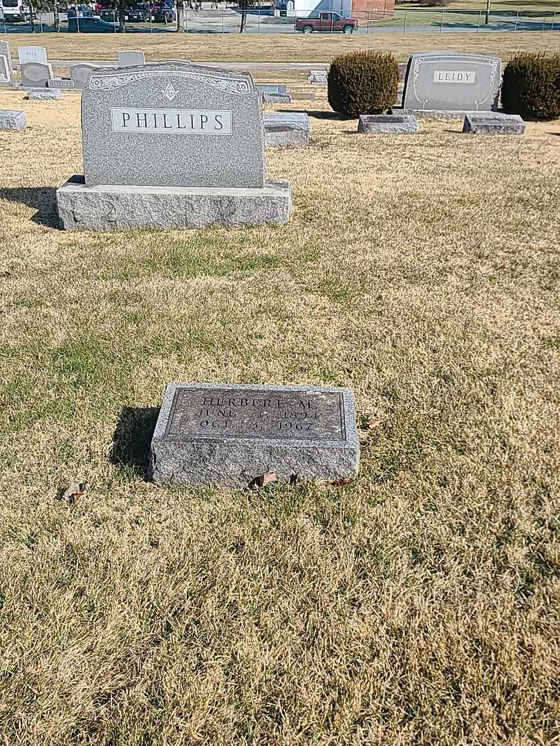 Herbert M. Phillips's grave. Photo 2
