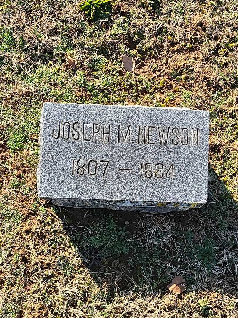 Joseph M. Newson's grave. Photo 2