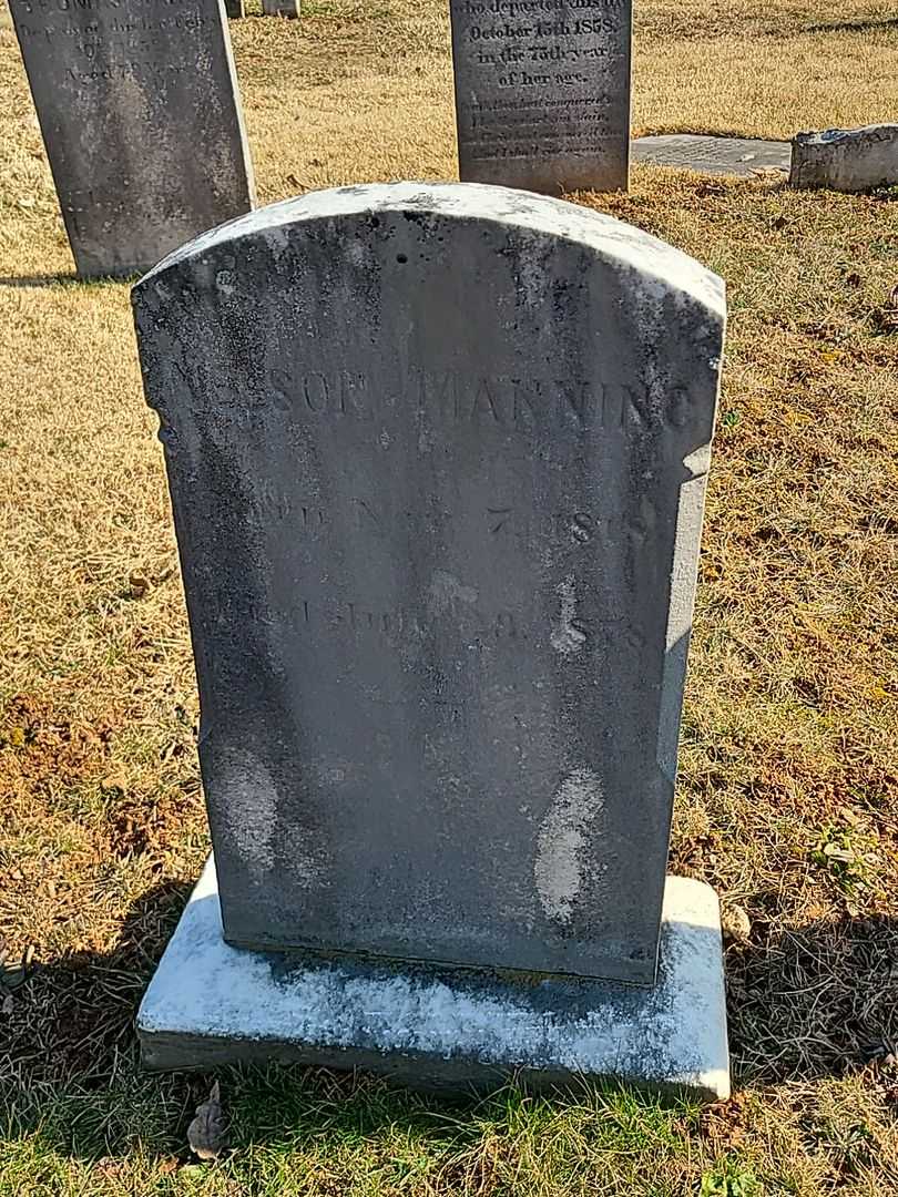 Nelson Manning's grave. Photo 3