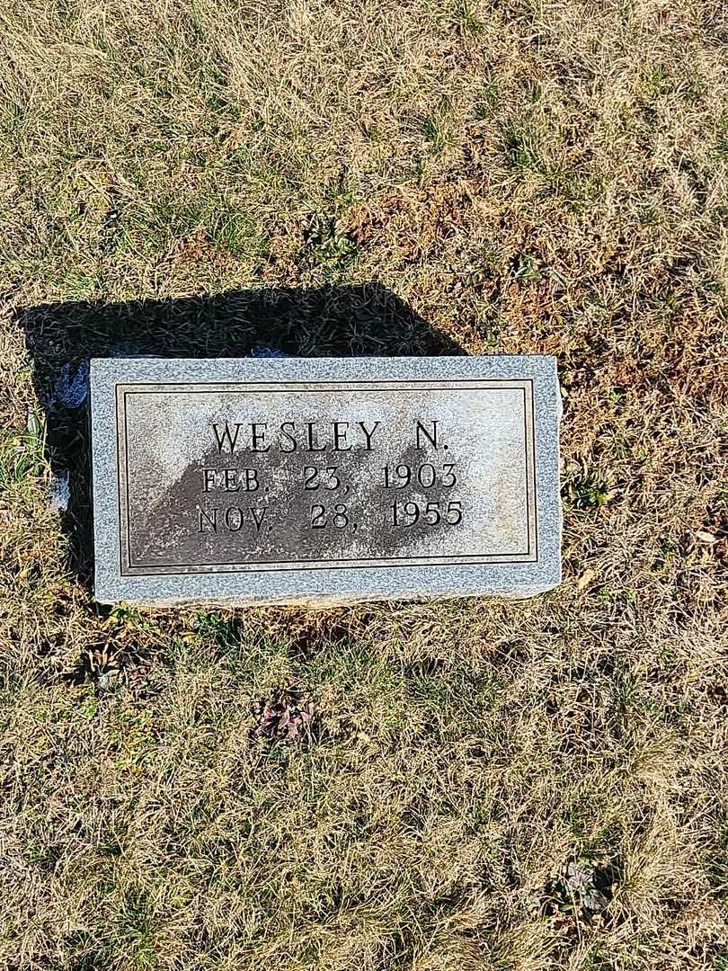 Wesley N. Parks's grave. Photo 3