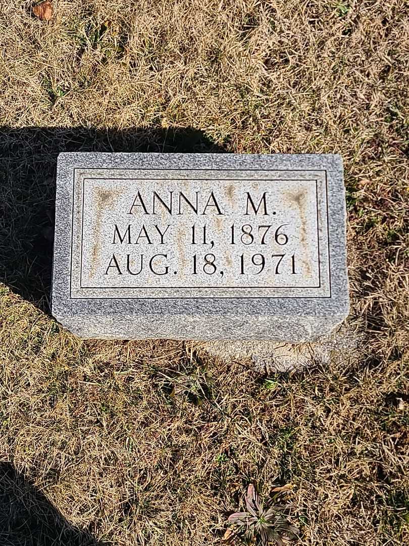 Anna M. Mancha's grave. Photo 3
