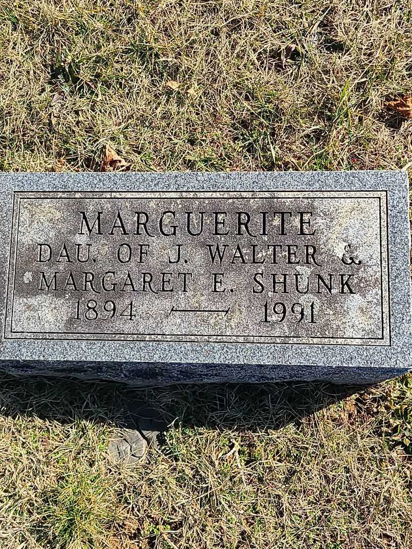 Marguerite Shunk's grave. Photo 3
