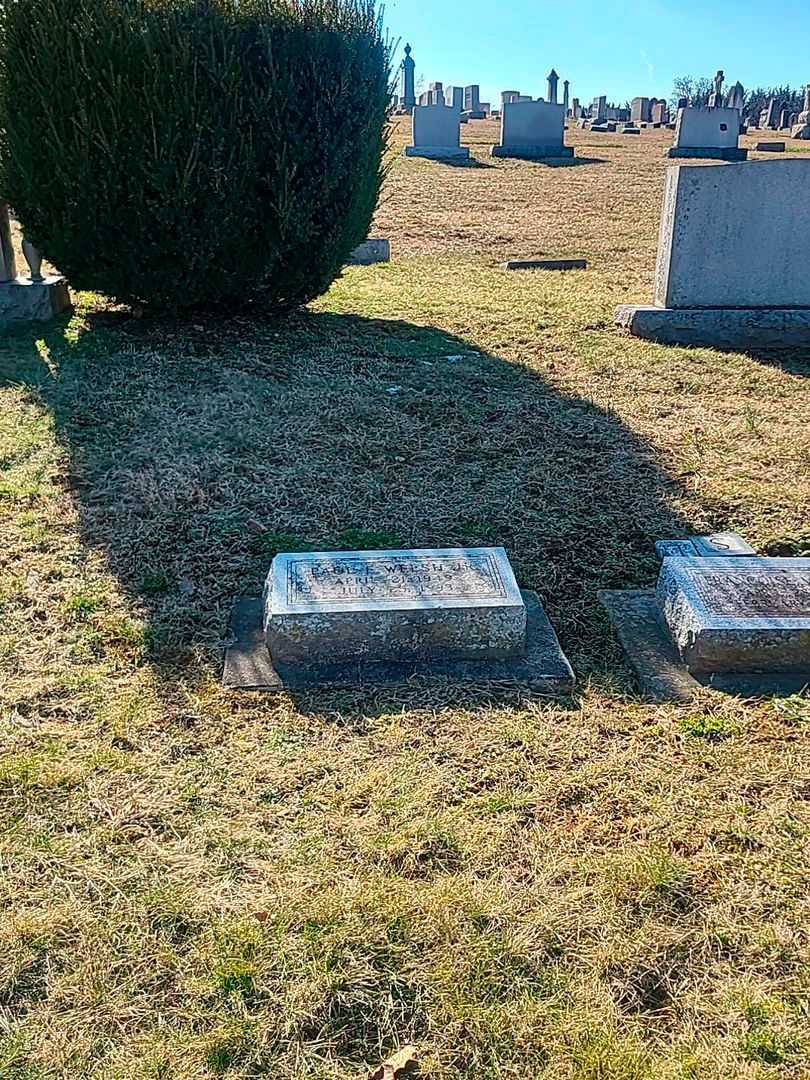 Paul E. Welsh Junior's grave. Photo 2