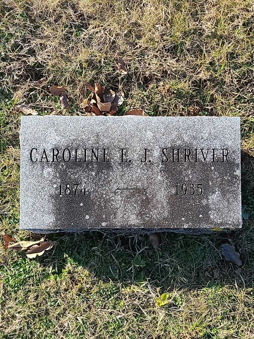 Caroline E. J. Shriver's grave. Photo 3
