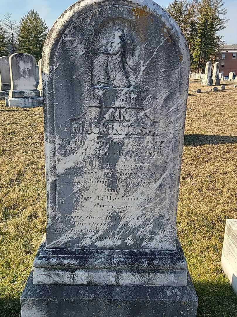 Ann Mackintosh's grave. Photo 3