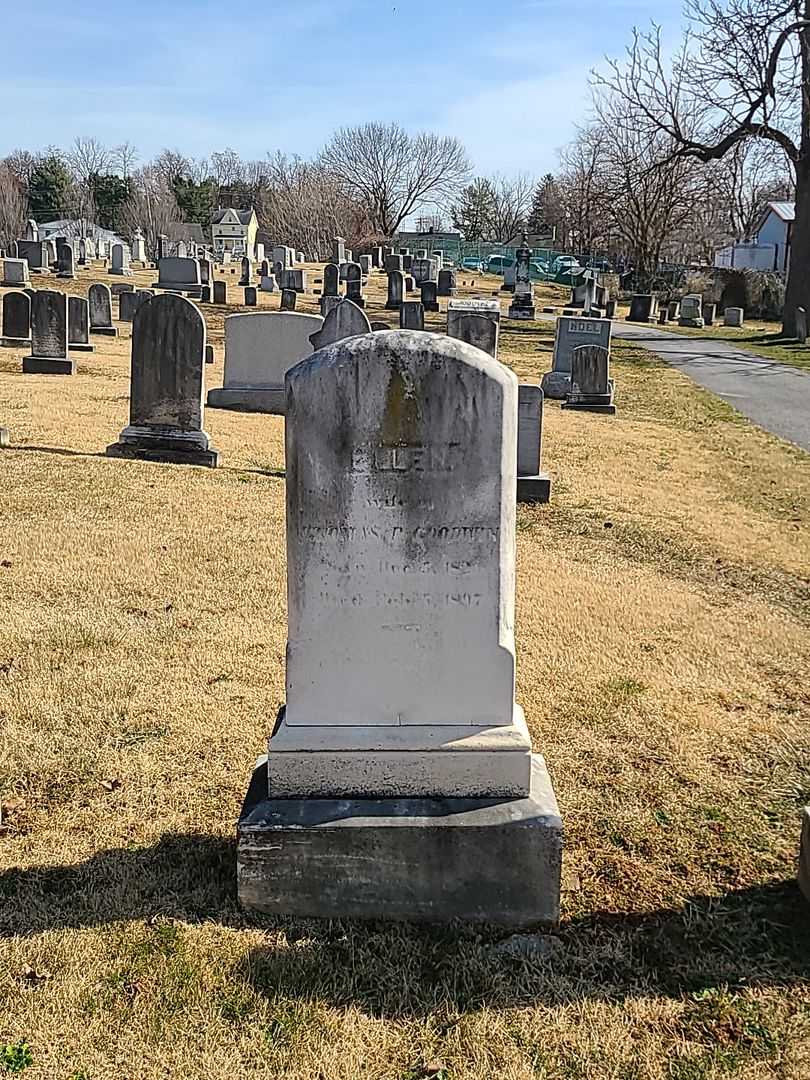 Ellen Goodwin's grave. Photo 2