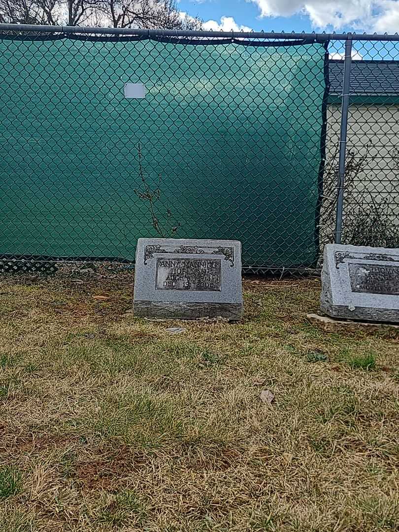 Anna Manning Hoffman's grave. Photo 2