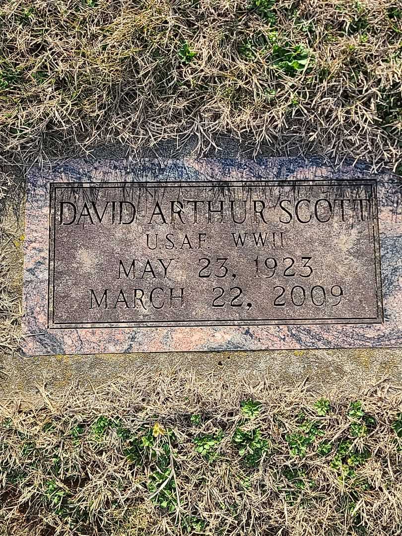 David Arthur Scott's grave. Photo 1