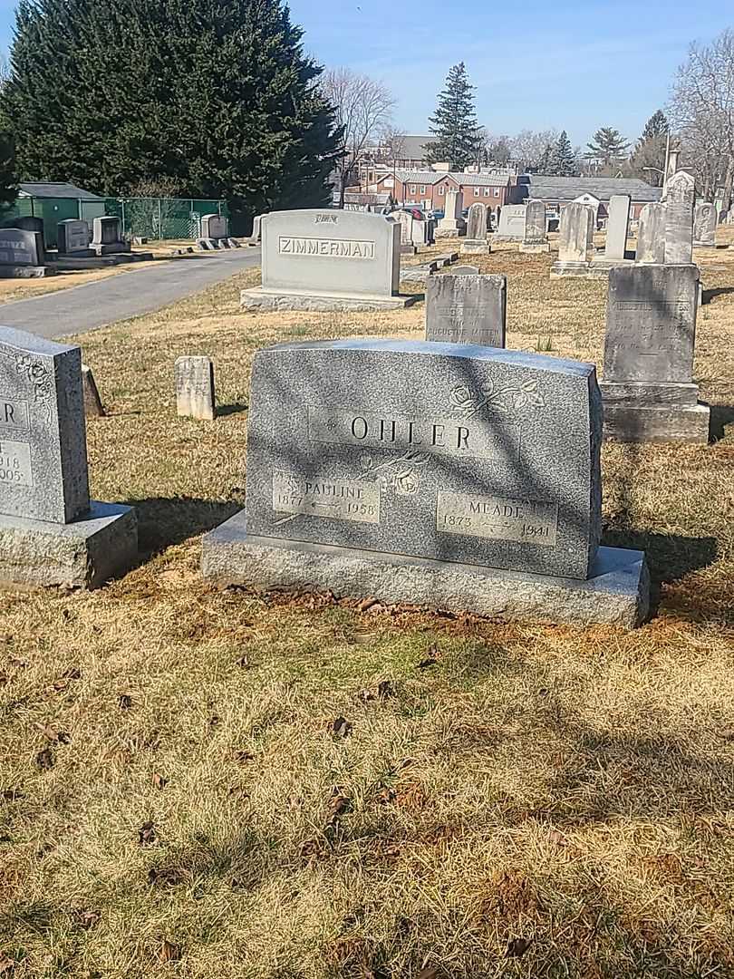 S. Pauline Ohler's grave. Photo 1