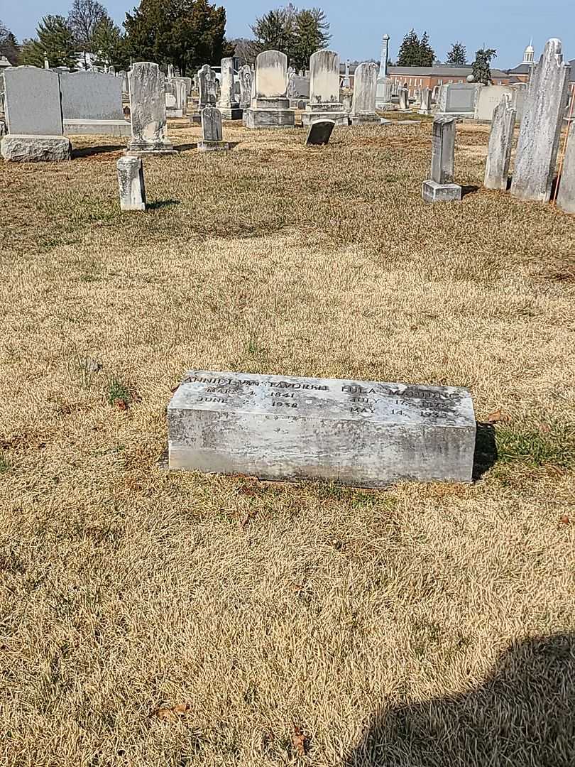 Annie L. VanStavoren's grave. Photo 2