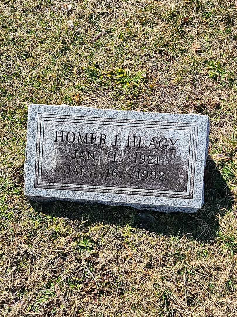 Homer I. Heagy's grave. Photo 3