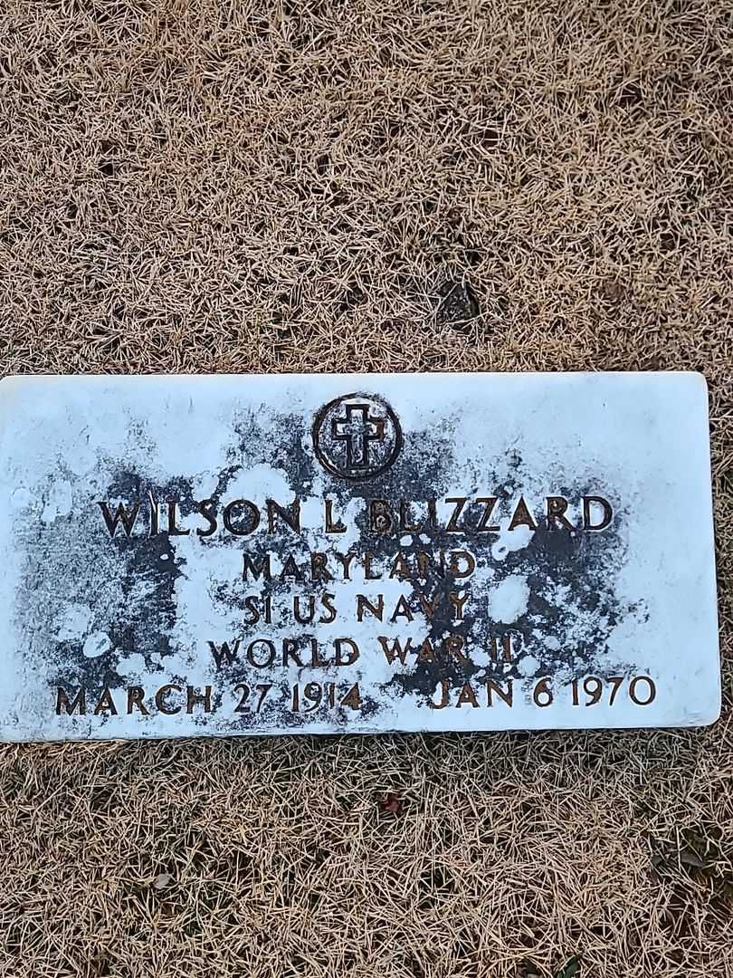 Wilson L. Blizzard's grave. Photo 3