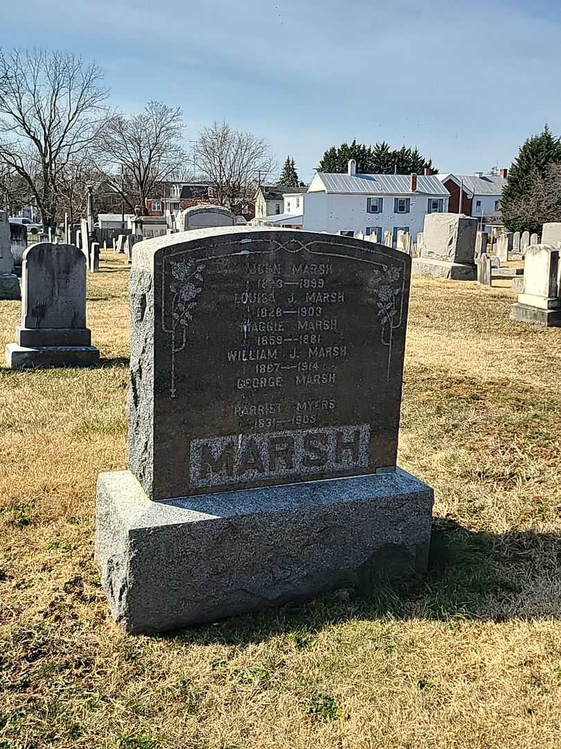 John Marsh's grave. Photo 2