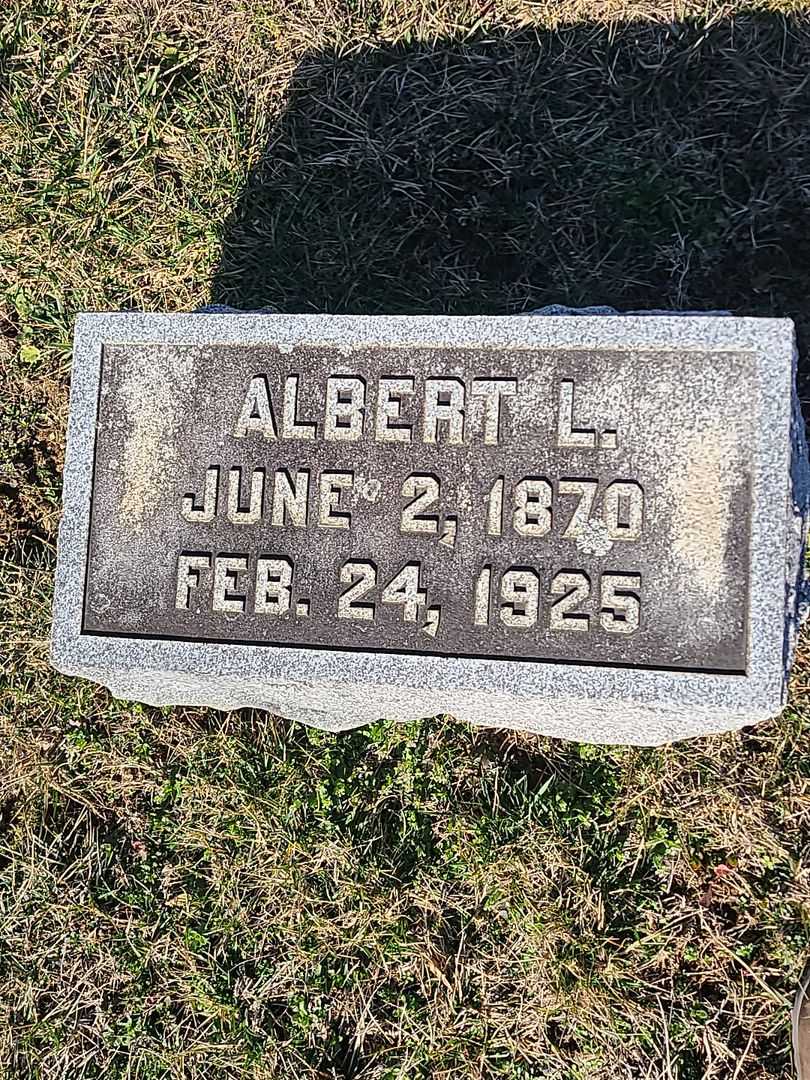 Albert L. Davis's grave. Photo 3